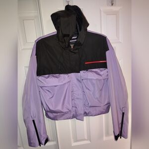 Prada Rossa Size M Technical Fabric Cropped